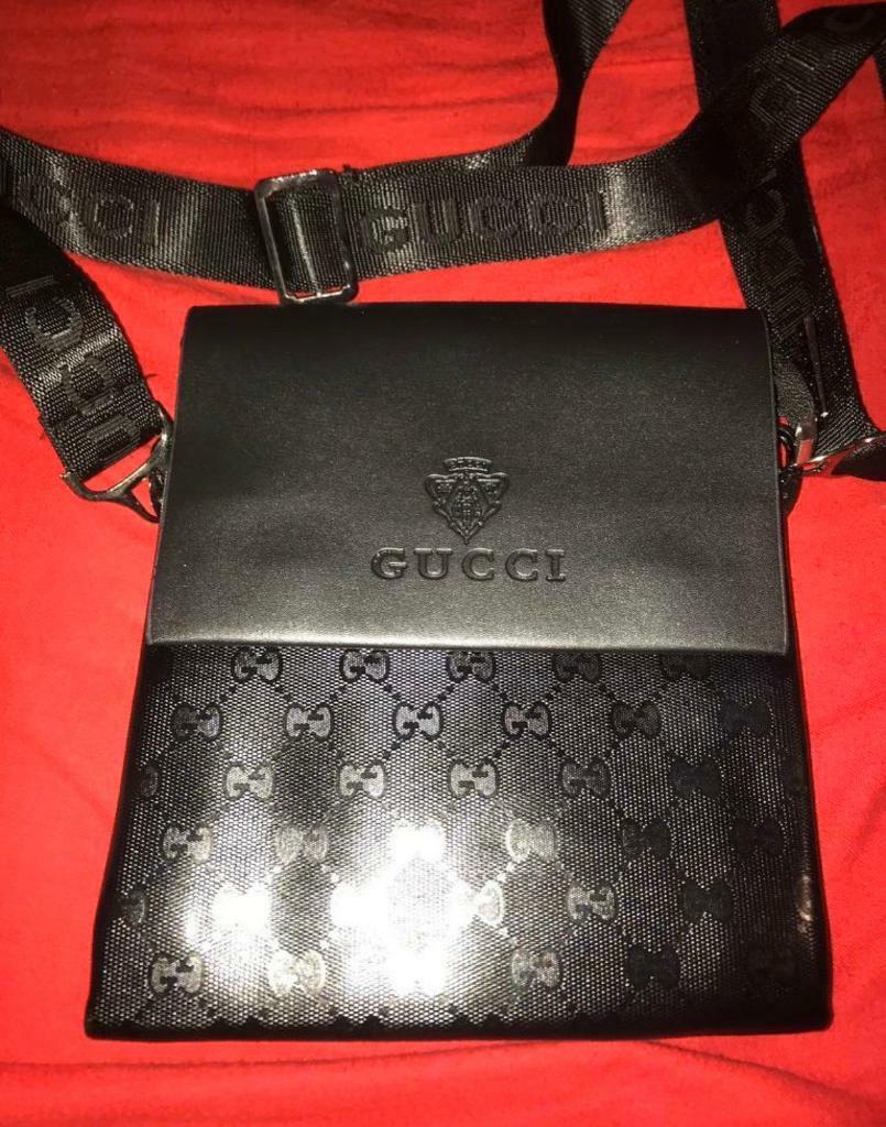 gucci leather man bag